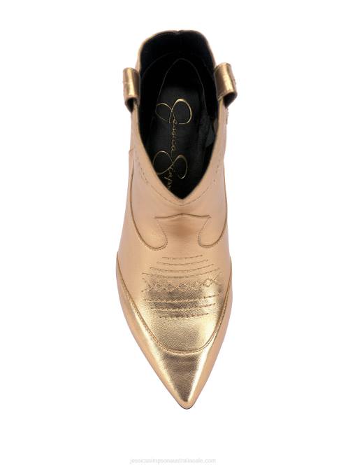 Jessica SimpsonNelda Bootie in Gold H42650