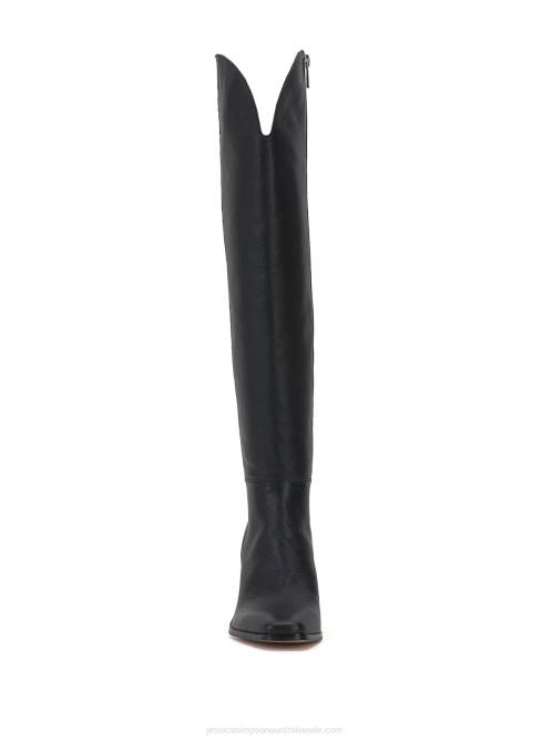 Jessica SimpsonRavyn Boot in Black Leather H42654
