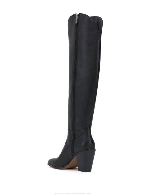 Jessica SimpsonRavyn Boot in Black Leather H42654