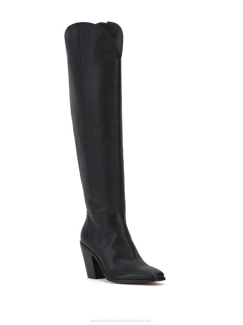 Jessica SimpsonRavyn Boot in Black Leather H42654