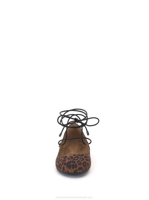 Jessica SimpsonBingley Flat in Natural Leopard H426127