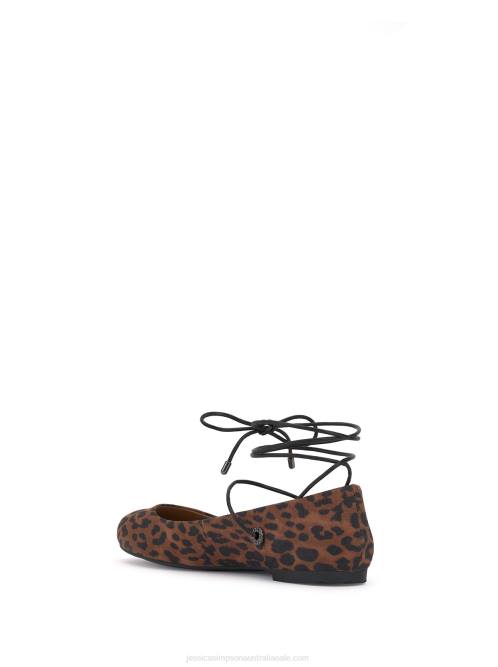 Jessica SimpsonBingley Flat in Natural Leopard H426127