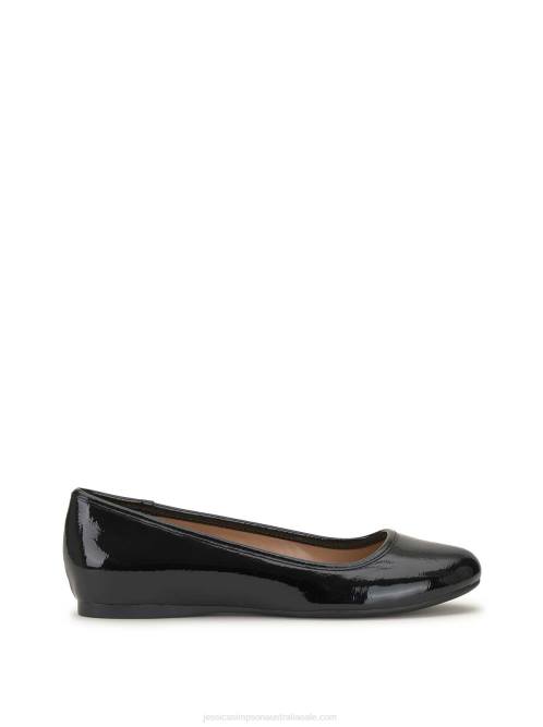 Jessica SimpsonMareike Ballet Flat in Black Patent H426129