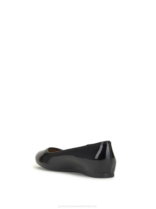 Jessica SimpsonMareike Ballet Flat in Black Patent H426129
