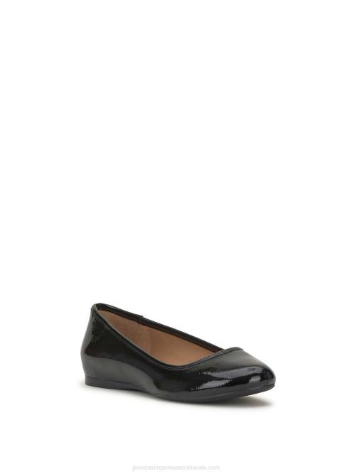 Jessica SimpsonMareike Ballet Flat in Black Patent H426129