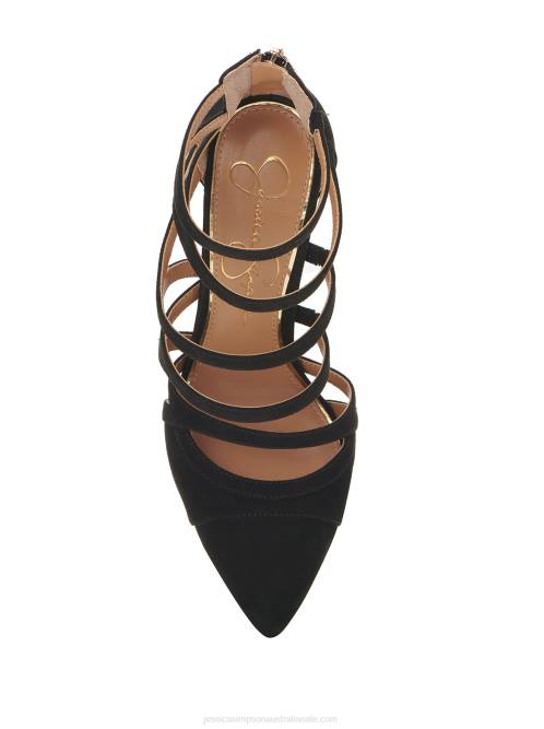 Jessica SimpsonParminda High Heel in Black Suede H426249