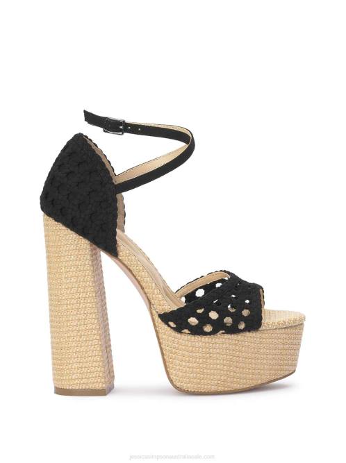 Jessica SimpsonAditi Peep Toe Platform in Black H42624