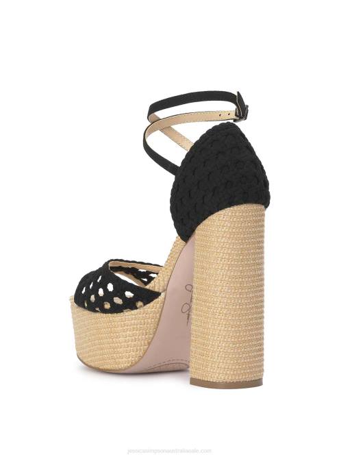 Jessica SimpsonAditi Peep Toe Platform in Black H42624