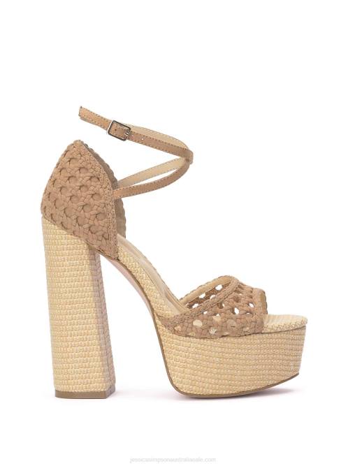 Jessica SimpsonAditi Peep Toe Platform in Natural H426199