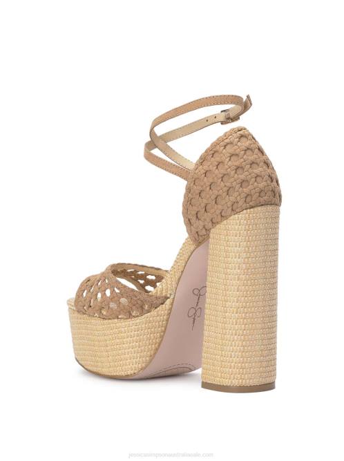 Jessica SimpsonAditi Peep Toe Platform in Natural H426199