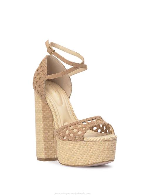 Jessica SimpsonAditi Peep Toe Platform in Natural H426199