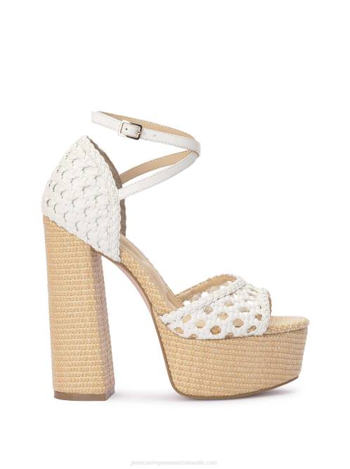 Jessica SimpsonAditi Peep Toe Platform in White H426182