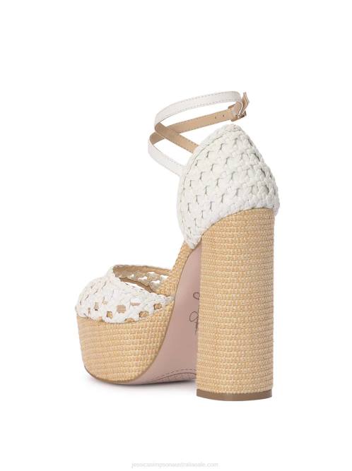 Jessica SimpsonAditi Peep Toe Platform in White H426182
