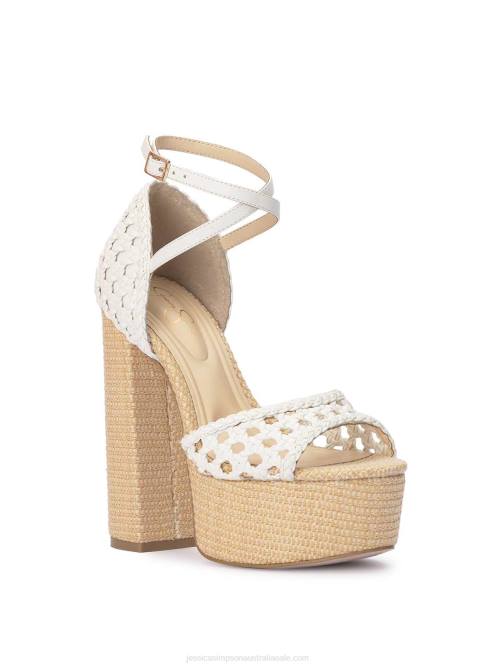 Jessica SimpsonAditi Peep Toe Platform in White H426182