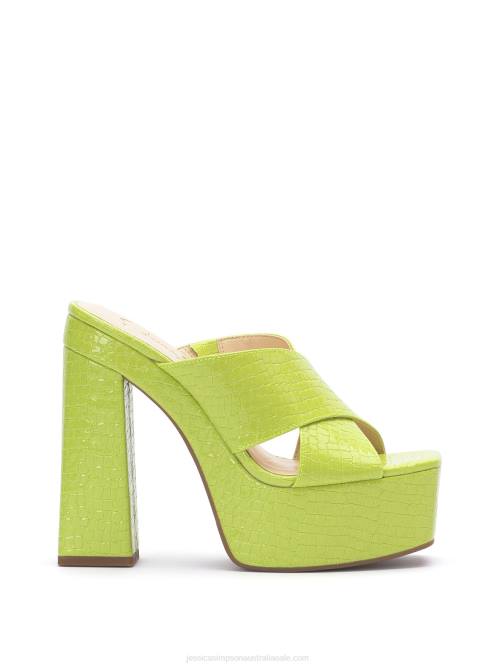Jessica SimpsonBasima Platform in Lime H42637