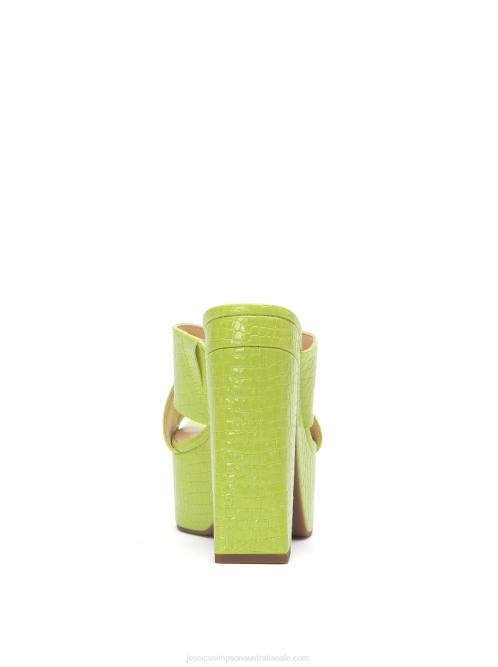 Jessica SimpsonBasima Platform in Lime H42637