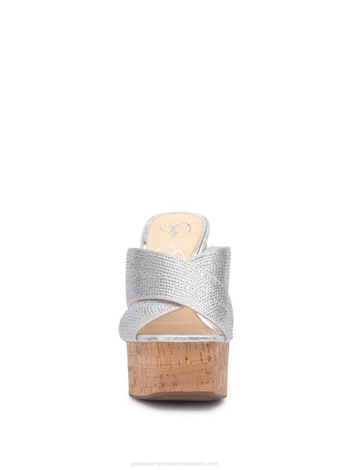 Jessica SimpsonBasima Platform in Silver H426176
