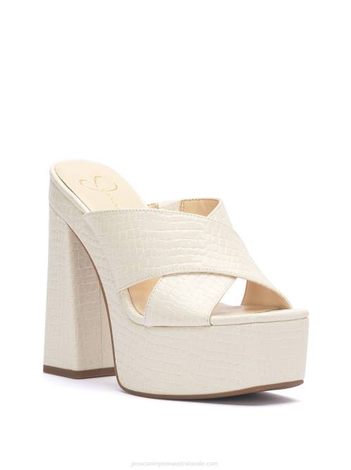 Jessica SimpsonBasima Platform in White H426179