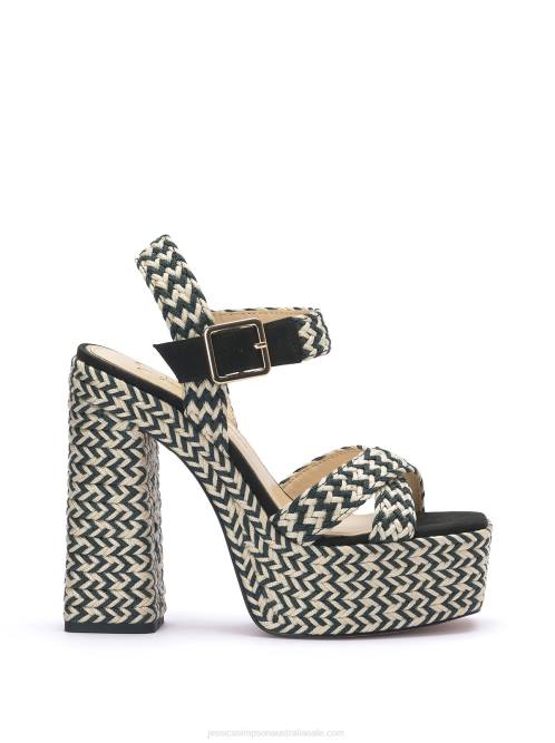 Jessica SimpsonBrycen Platform in Black & White H426147