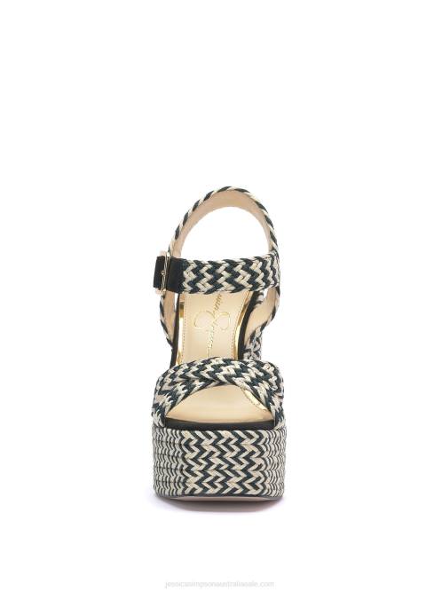 Jessica SimpsonBrycen Platform in Black & White H426147