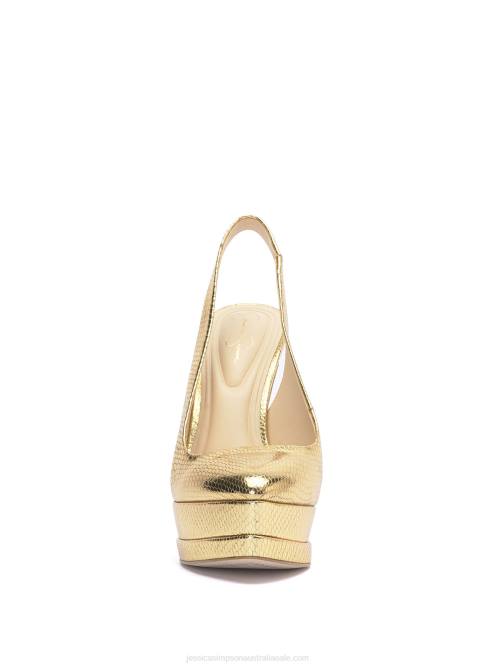 Jessica SimpsonMayria High Heel in Gold Snake H426185