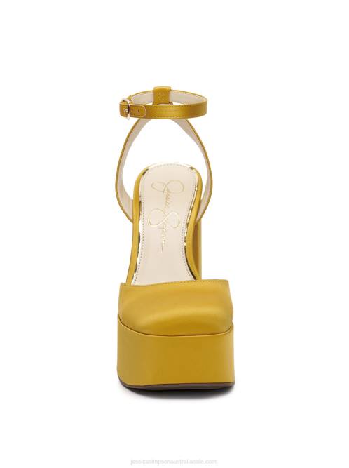 Jessica SimpsonSkilla Platform Satin Brass H426219