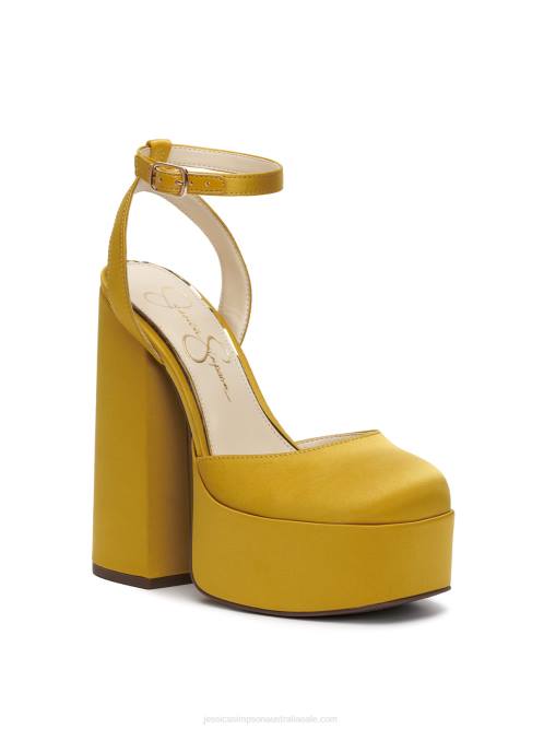 Jessica SimpsonSkilla Platform Satin Brass H426219