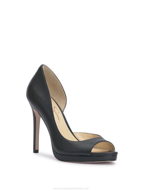 Jessica SimpsonKimli Peep Toe Pump in Black H426188