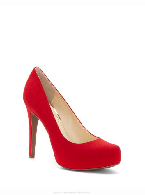 Jessica SimpsonParisah Platform Pump in Red Muse H426203