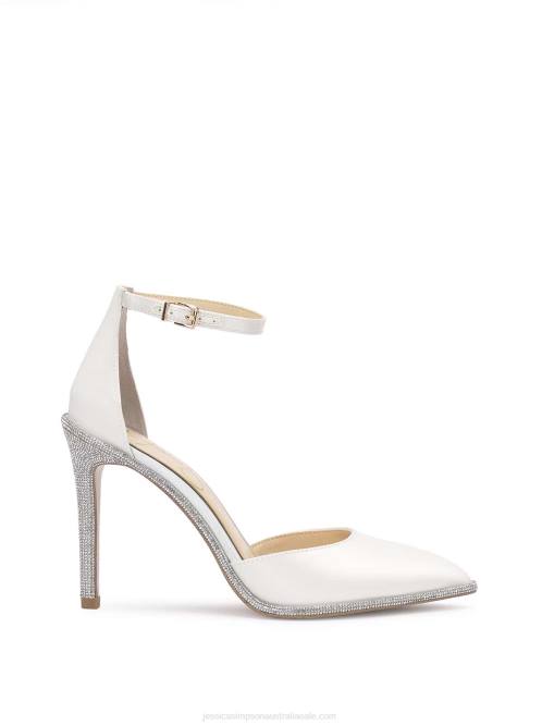 Jessica SimpsonPemota Pointed Toe Pump in White H42684