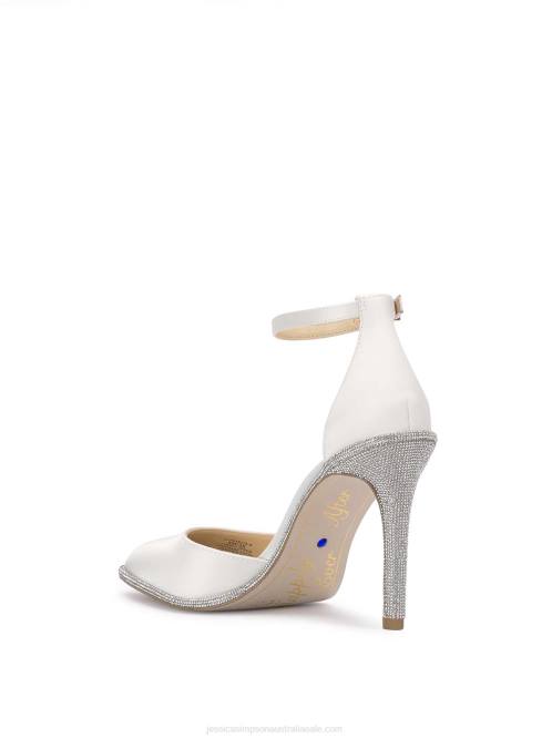 Jessica SimpsonPemota Pointed Toe Pump in White H42684