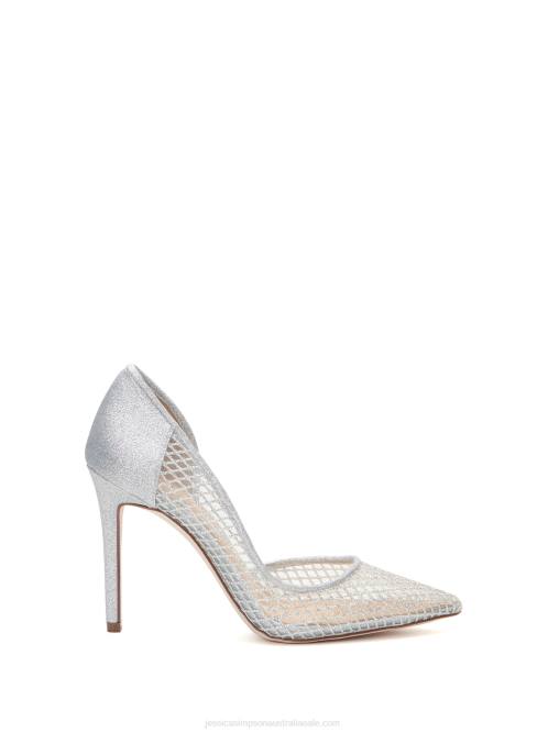 Jessica SimpsonPrizma D'Orsay Pump in Clear & Silver H426264