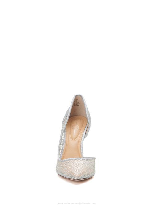 Jessica SimpsonPrizma D'Orsay Pump in Clear & Silver H426264