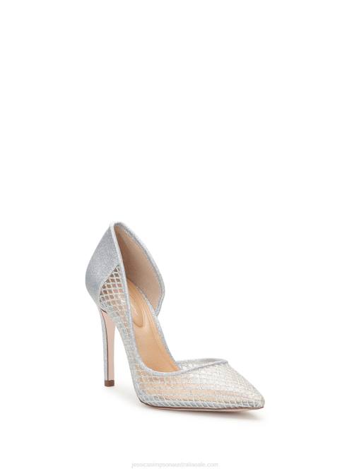 Jessica SimpsonPrizma D'Orsay Pump in Clear & Silver H426264