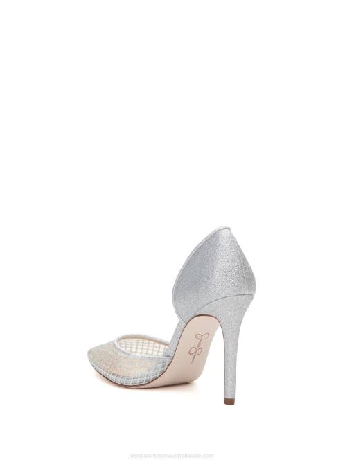 Jessica SimpsonPrizma D'Orsay Pump in Clear & Silver H426264