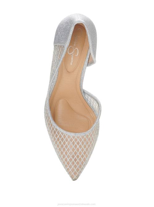 Jessica SimpsonPrizma D'Orsay Pump in Clear & Silver H426264