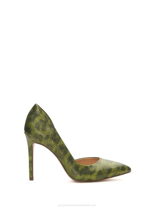 Jessica SimpsonPrizma D'Orsay Pump in Green Leopard H426267