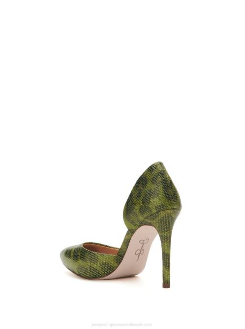 Jessica SimpsonPrizma D'Orsay Pump in Green Leopard H426267