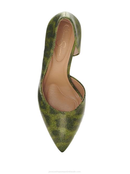 Jessica SimpsonPrizma D'Orsay Pump in Green Leopard H426267