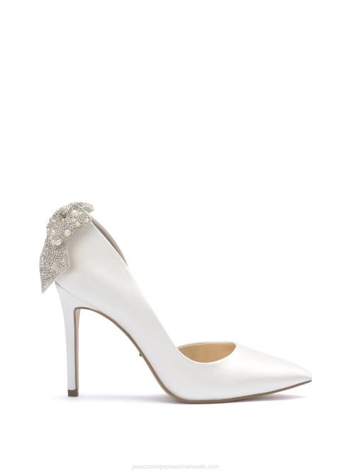 Jessica SimpsonPrizma D'Orsay Pump in White H42689