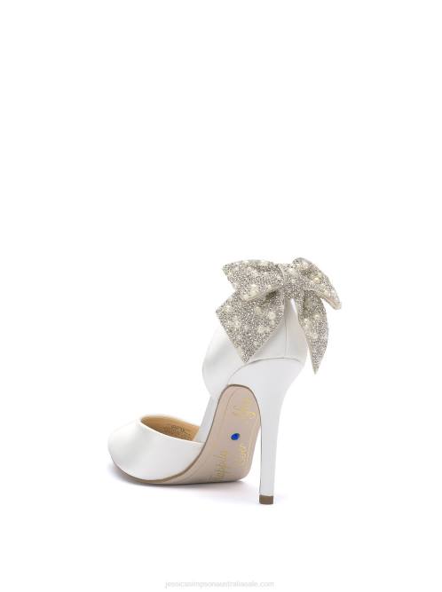 Jessica SimpsonPrizma D'Orsay Pump in White H42689