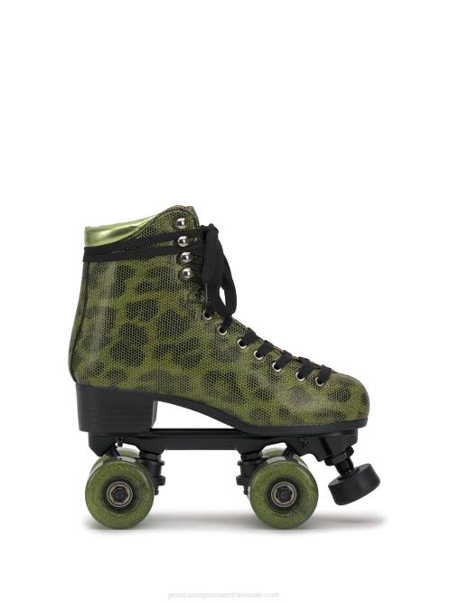 Jessica SimpsonRollstar Roller Skate in Green Leopard H426272