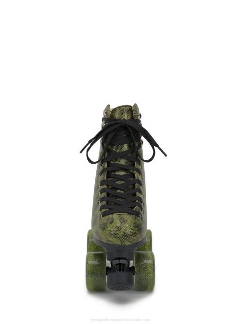 Jessica SimpsonRollstar Roller Skate in Green Leopard H426272