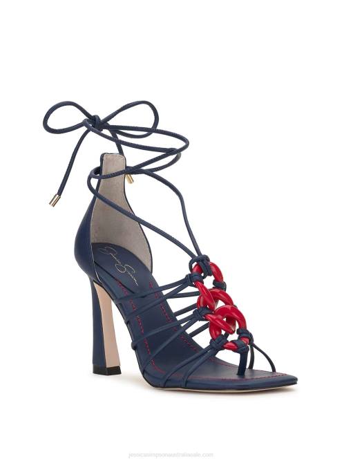 Jessica SimpsonAchaia High Heel Sandal in Navy Baby H42610