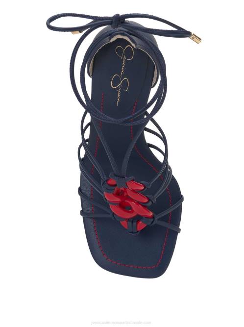 Jessica SimpsonAchaia High Heel Sandal in Navy Baby H42610