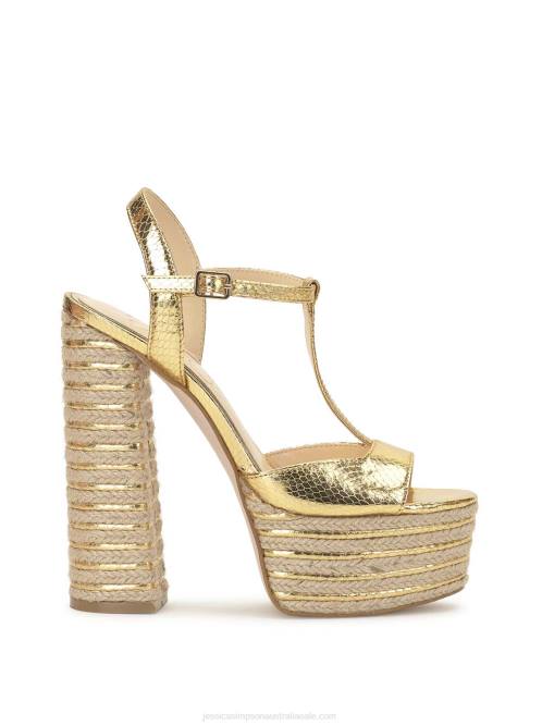 Jessica SimpsonAmeeka Platform Sandal in Gold H426137