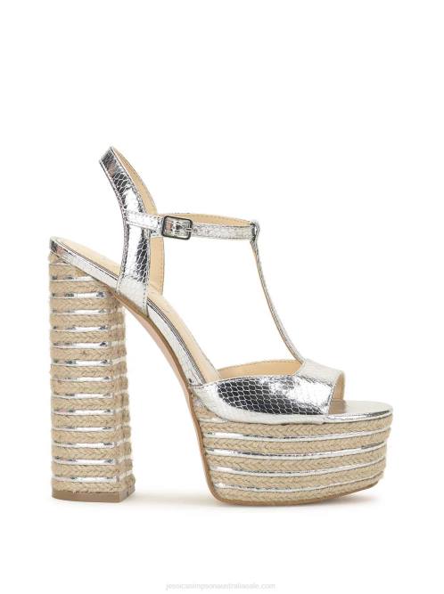 Jessica SimpsonAmeeka Platform Sandal in Silver H42621
