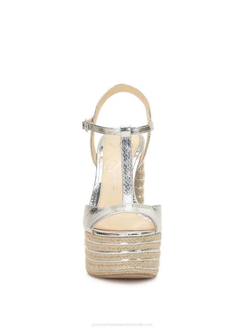 Jessica SimpsonAmeeka Platform Sandal in Silver H42621
