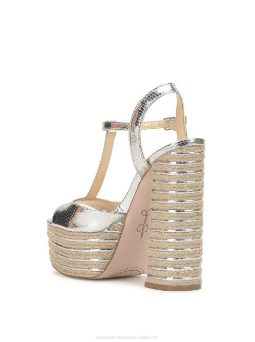 Jessica SimpsonAmeeka Platform Sandal in Silver H42621