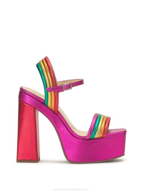Jessica SimpsonBautista Platform Sandal in Pink Combo H42623